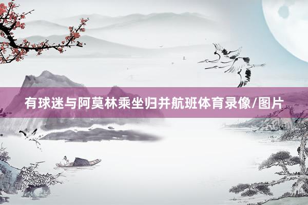 有球迷与阿莫林乘坐归并航班体育录像/图片