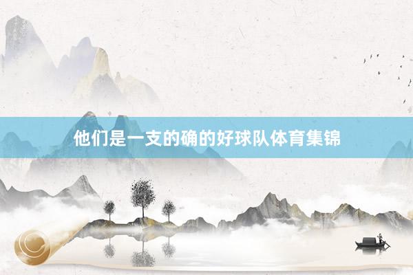 他们是一支的确的好球队体育集锦