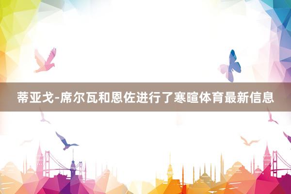 蒂亚戈-席尔瓦和恩佐进行了寒暄体育最新信息