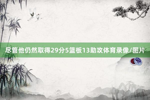 尽管他仍然取得29分5篮板13助攻体育录像/图片