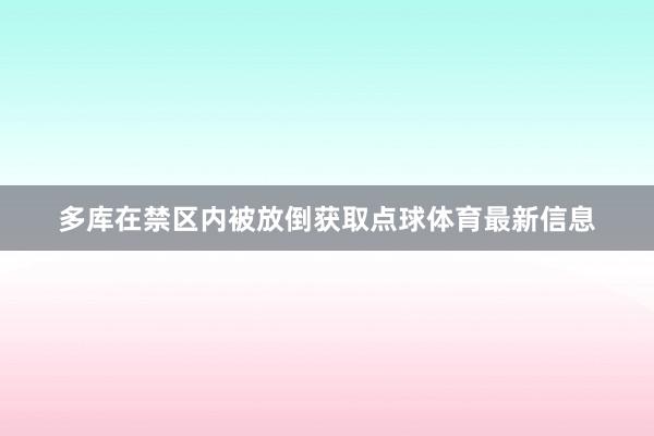 多库在禁区内被放倒获取点球体育最新信息